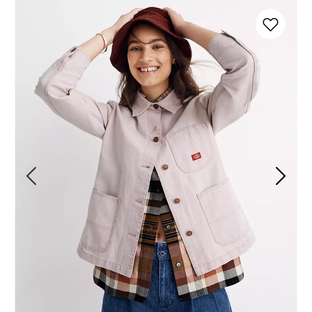 Madewell Dickies Jacket Small Pink Limited Edition
